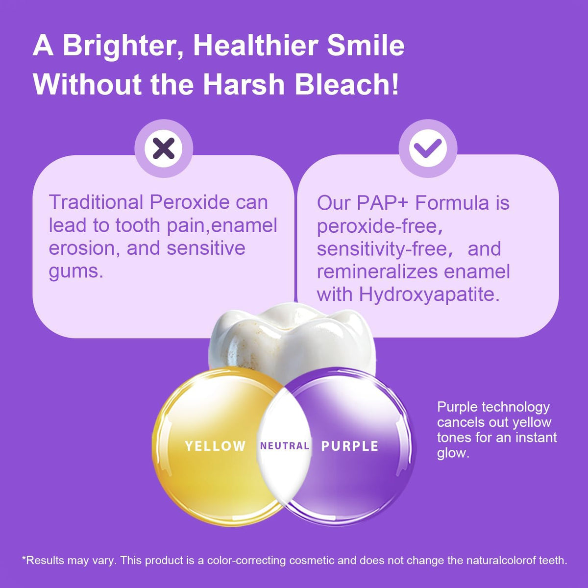 Enamel-Safe Brightening strips
