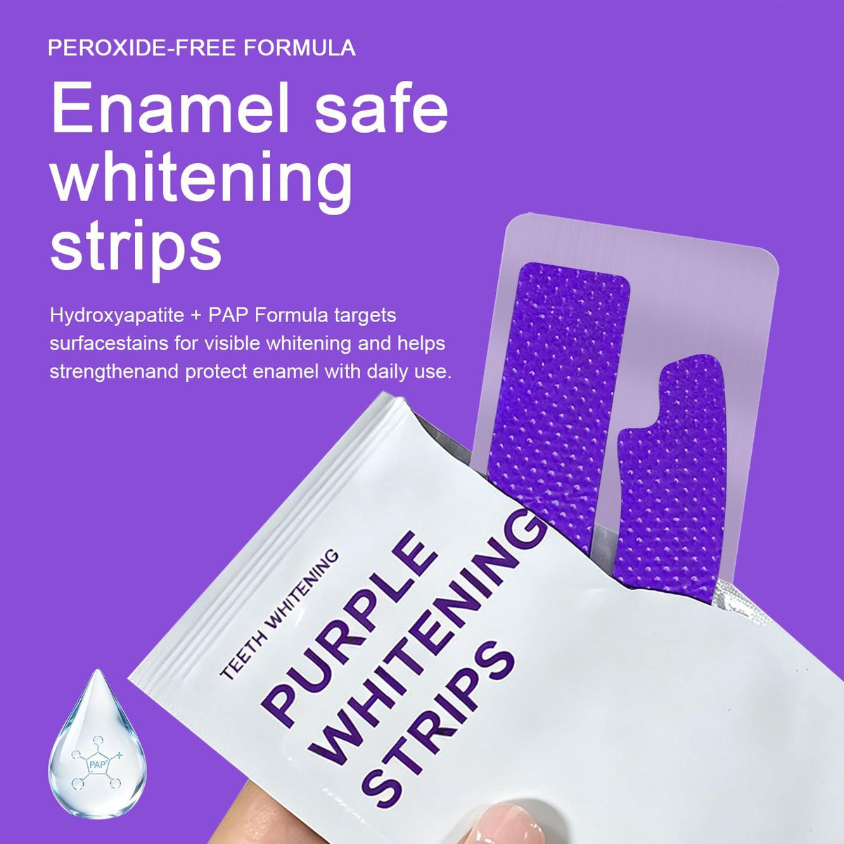 Enamel-Safe Brightening strips