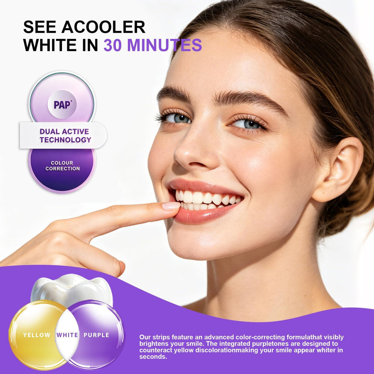 Enamel-Safe Brightening strips