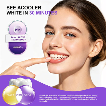 Enamel-Safe Brightening strips